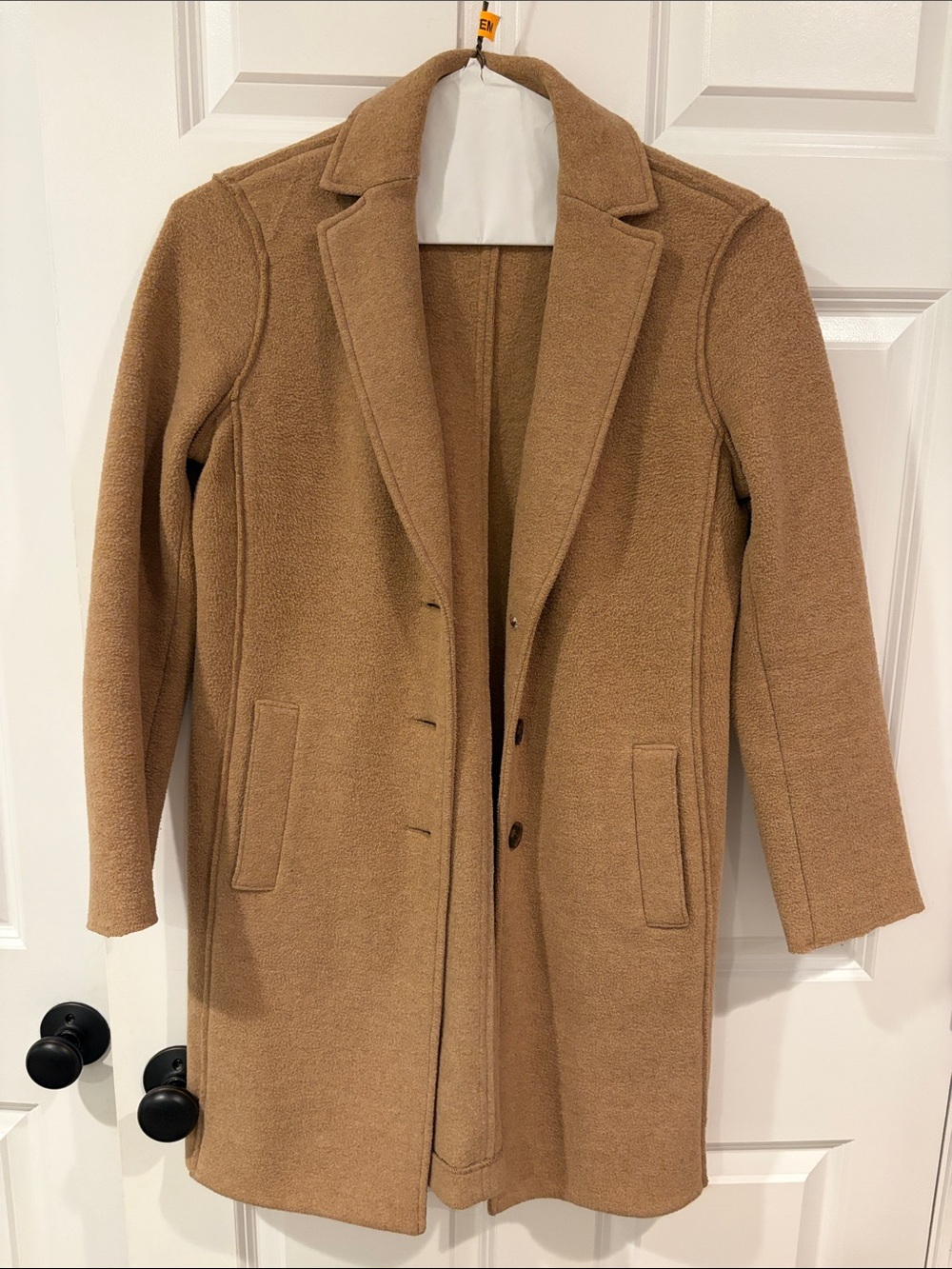 J.Crew Factory - Womens Classic Single-Breasted Camel Coat